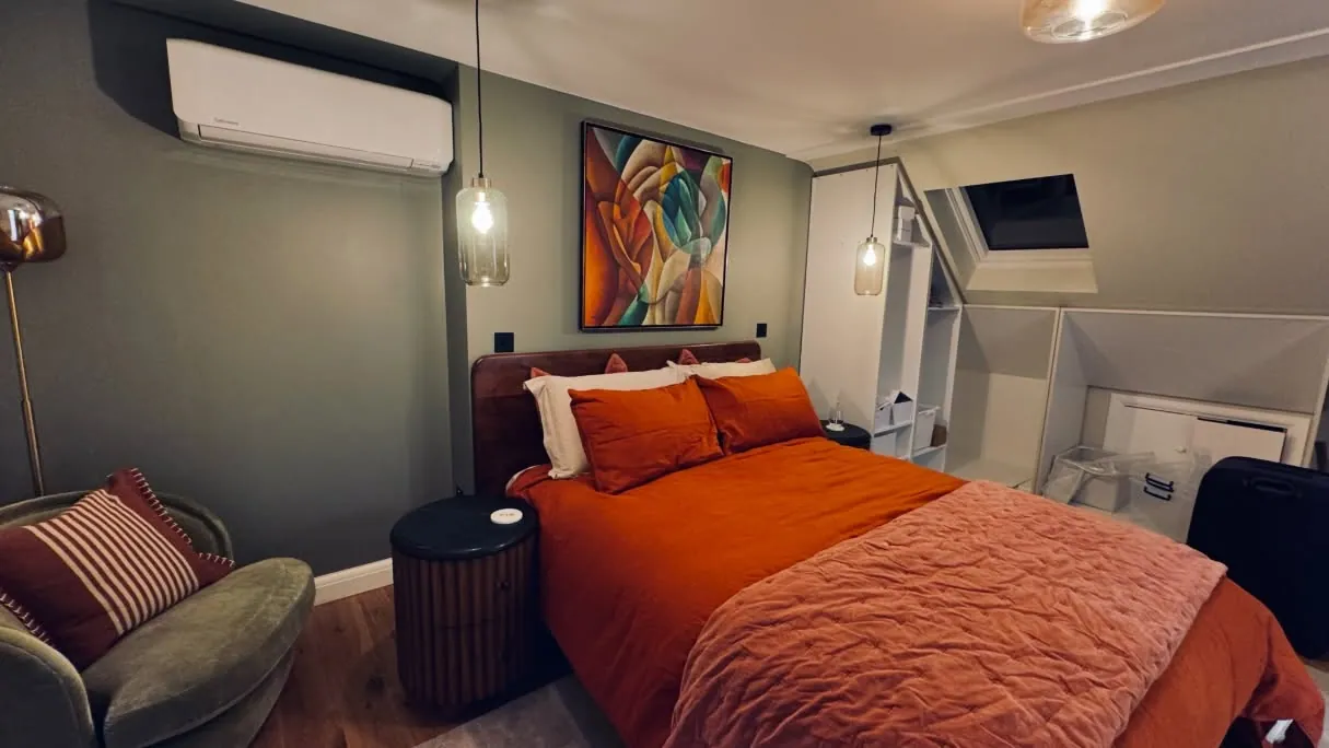 Modern bedroom interior